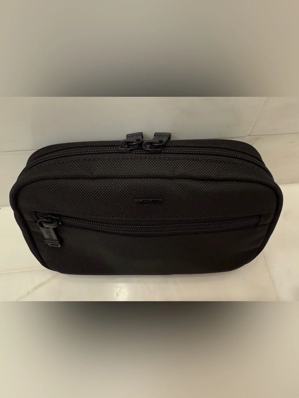 NEW Tumi + 8.0” x 4.5” Ballistic Nylon Zip Around Case - SOLID BLACK